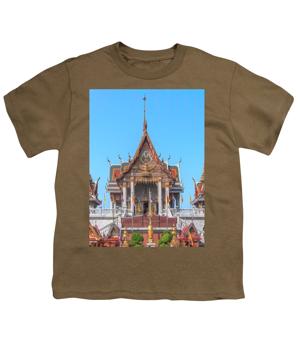 Scenic Youth T-Shirt featuring the photograph Wat Hua Lamphong Phra Ubosot DTHB0001 by Gerry Gantt