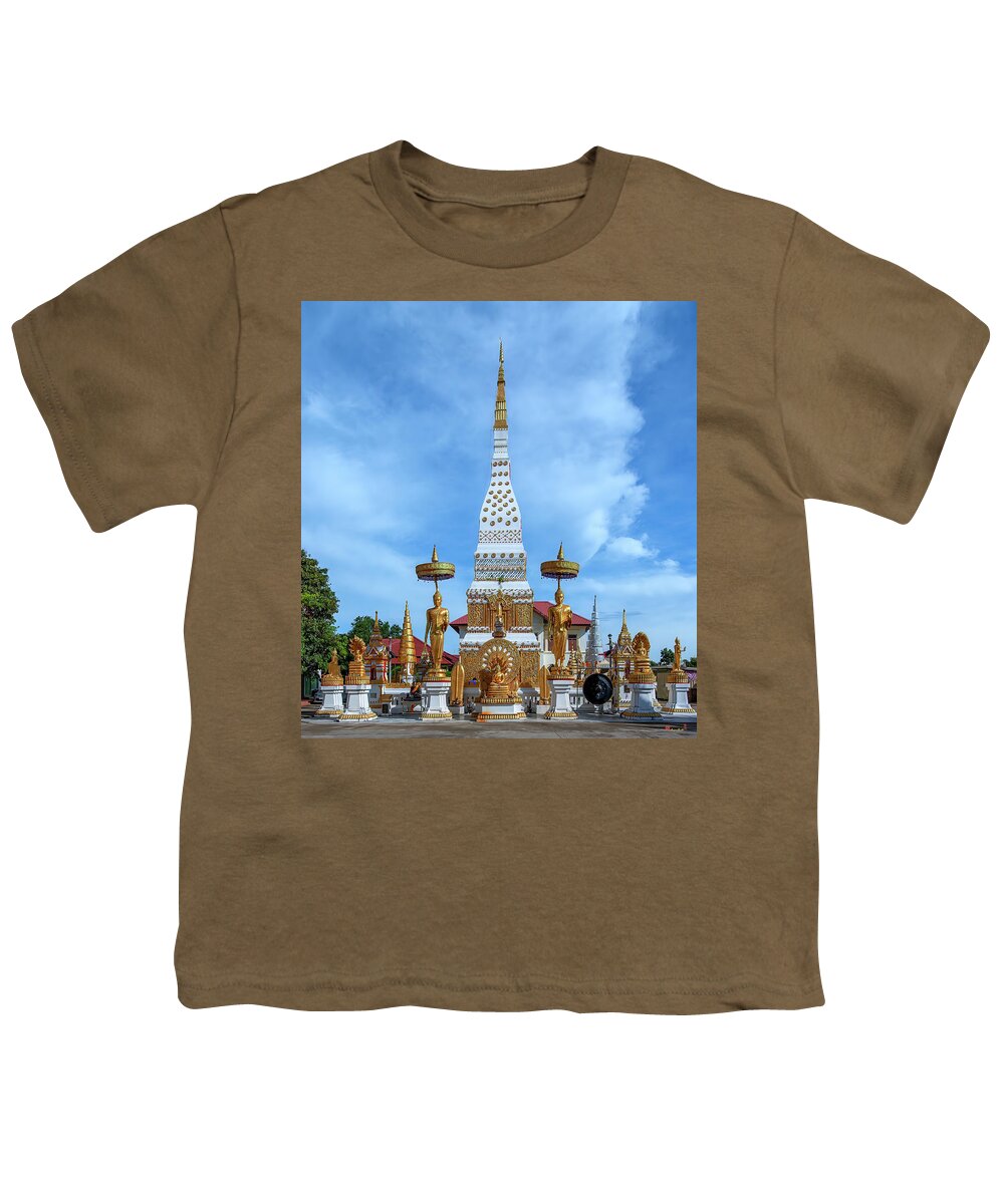 Scenic Youth T-Shirt featuring the photograph Wat Mahathat Phra That Nakorn Chedi DTHNP0147 by Gerry Gantt