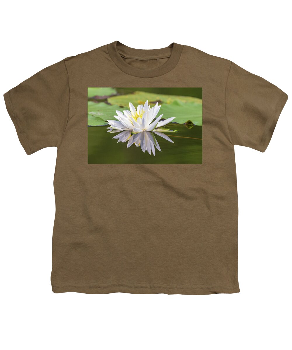 Brunet Island Youth T-Shirt featuring the photograph Water Lily by Paul Schultz