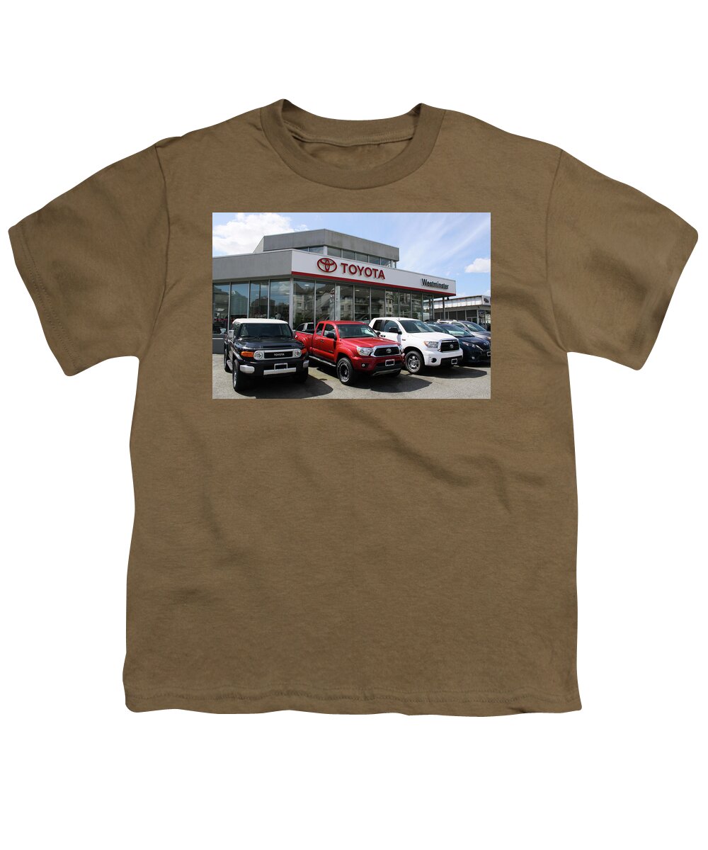 Westminster Youth T-Shirt featuring the photograph Westminster Toyota by Jim Whitley