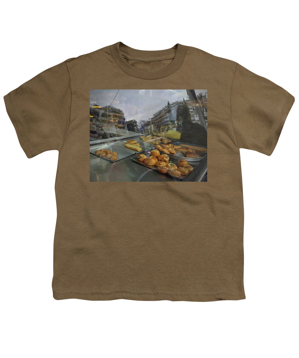 Reflections Youth T-Shirt featuring the photograph Window view by M Kathleen Warren
