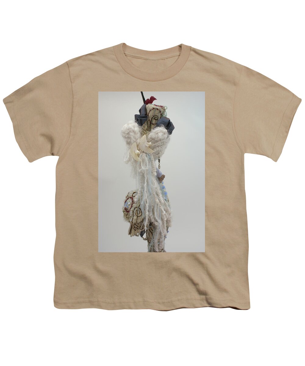 Countess M Youth T-Shirt featuring the sculpture Countess M #2 by Judy Henninger