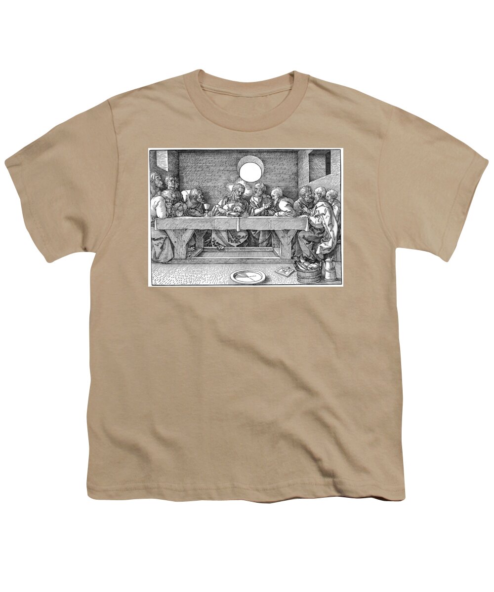 1523 Youth T-Shirt featuring the painting The Last Supper #6 by Granger