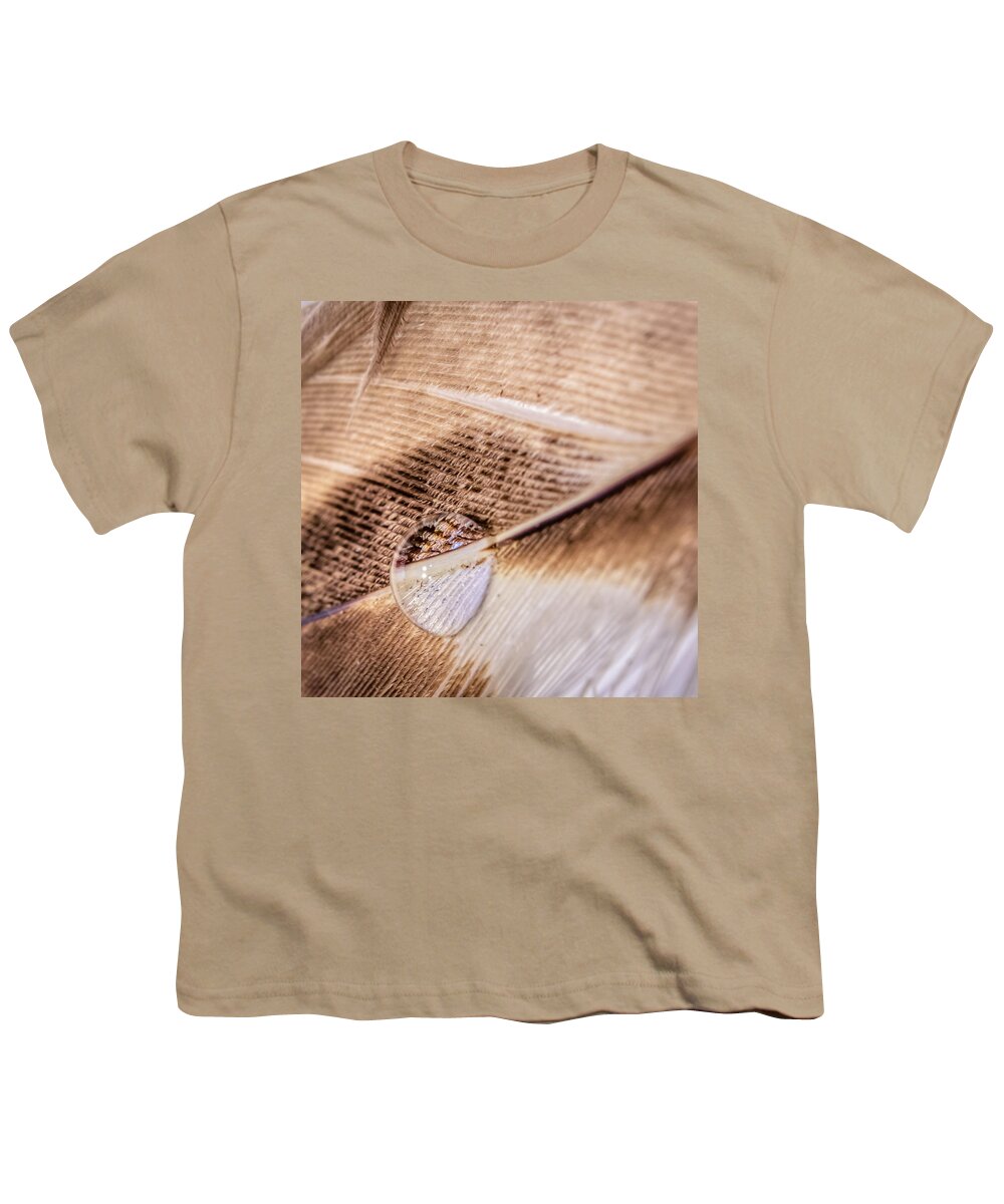 Light Youth T-Shirt featuring the photograph Droplet On A Quill by Traveler's Pics
