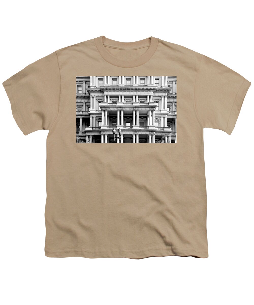Arlington Cemetery Youth T-Shirt featuring the photograph Eisenhower Executive Building by Greg Fortier