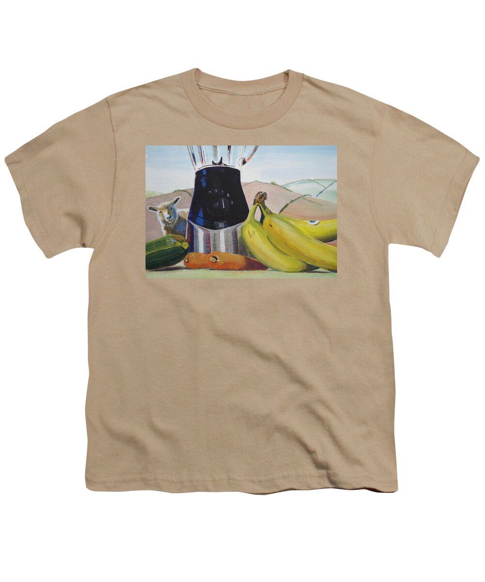 Still Youth T-Shirt featuring the painting Fruit and Vegetables Painting by Mike Jory
