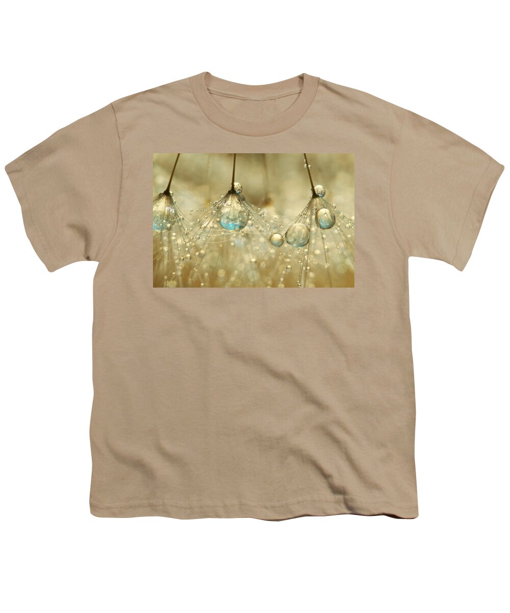 Dandelion Youth T-Shirt featuring the photograph Golden Sparkles by Sharon Johnstone