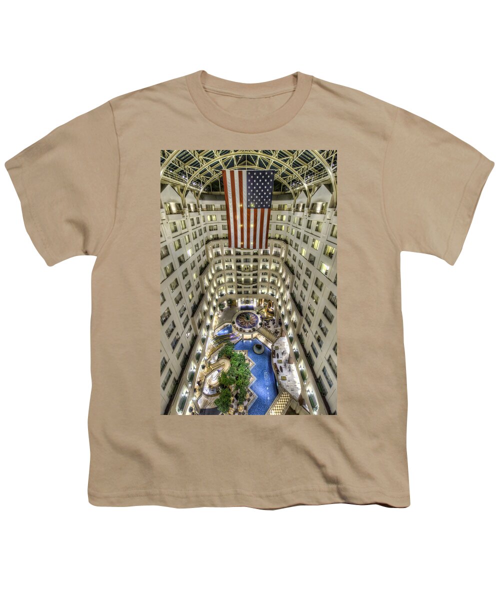 Grand Hyatt Youth T-Shirt featuring the photograph Grand View at the Grand Hyatt by Tim Stanley