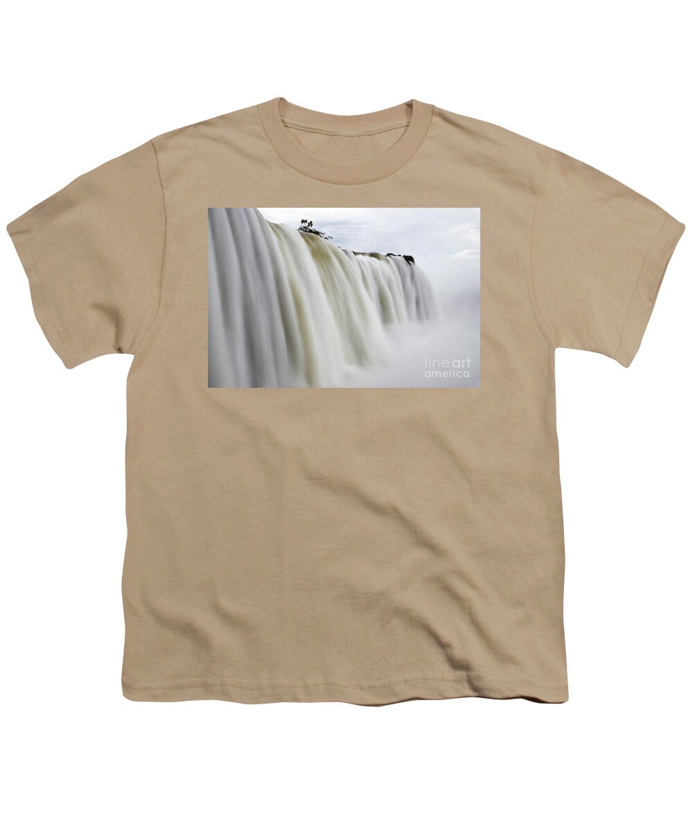 Iguazu Youth T-Shirt featuring the photograph Iguazu Falls South America 7 by Bob Christopher