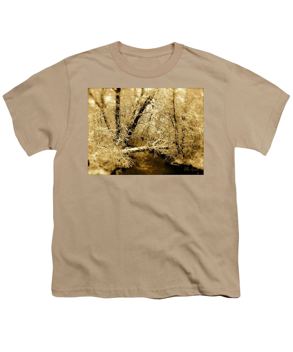 Photography Youth T-Shirt featuring the photograph Mill Stream by Arthur Barnes