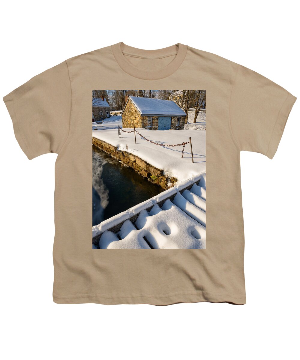 Waterloo Youth T-Shirt featuring the photograph Morning Snow by Mark Rogers