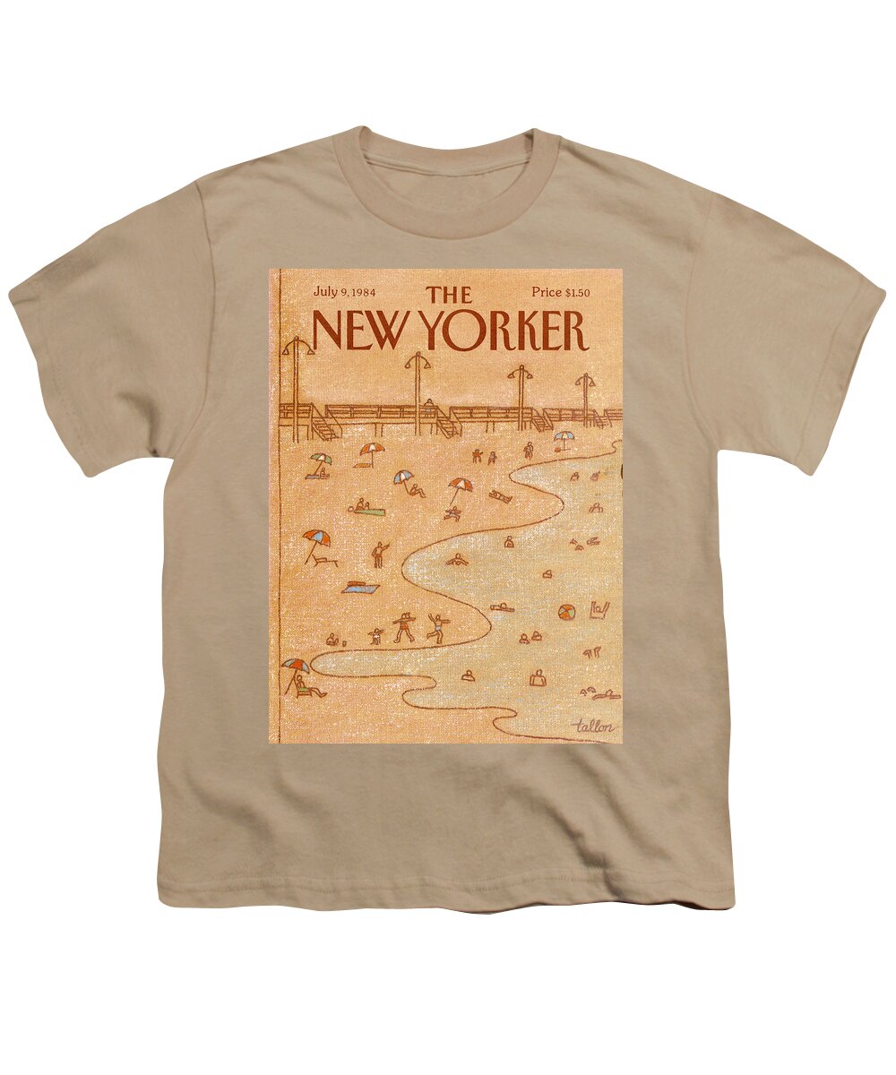 Leisure Youth T-Shirt featuring the painting New Yorker July 9th, 1984 by Robert Tallon