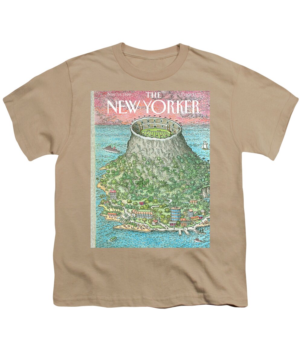 Leisure Youth T-Shirt featuring the painting New Yorker November 19th, 1990 by John O'Brien