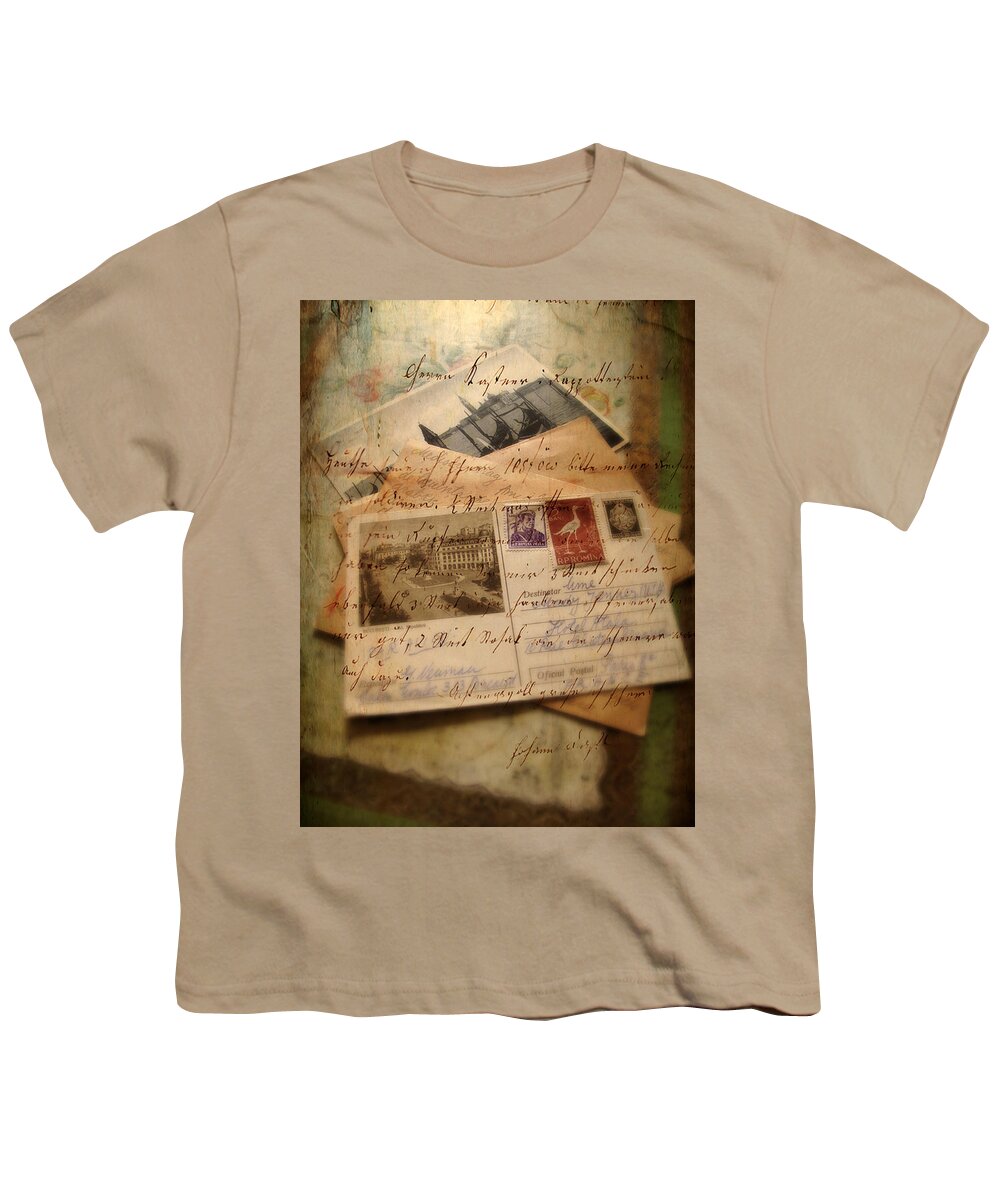 Letters Youth T-Shirt featuring the photograph Nostalgia by Jessica Jenney