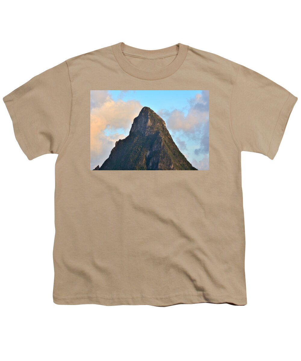 saint Lucia Youth T-Shirt featuring the photograph Petit Piton - Saint Lucia by Brendan Reals