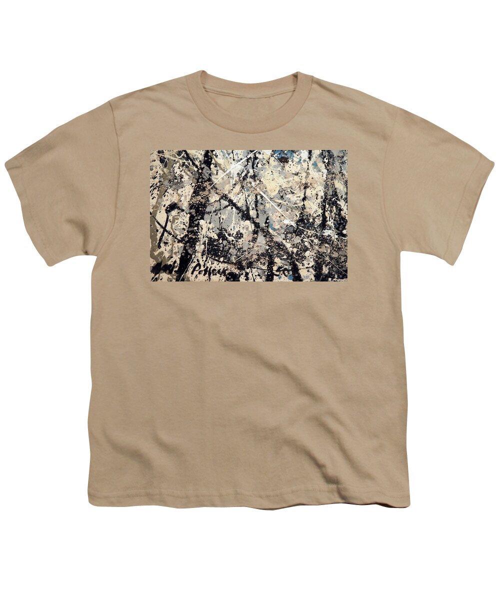 Number 1 Youth T-Shirt featuring the photograph Pollock's Name On Lavendar Mist by Cora Wandel