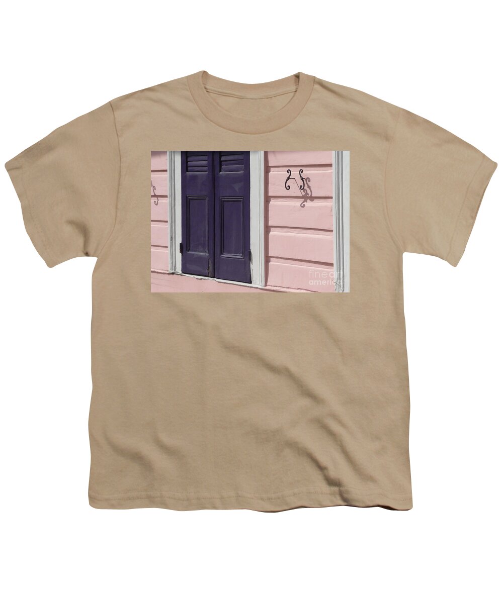 Purple Youth T-Shirt featuring the photograph Purple Door by Valerie Reeves