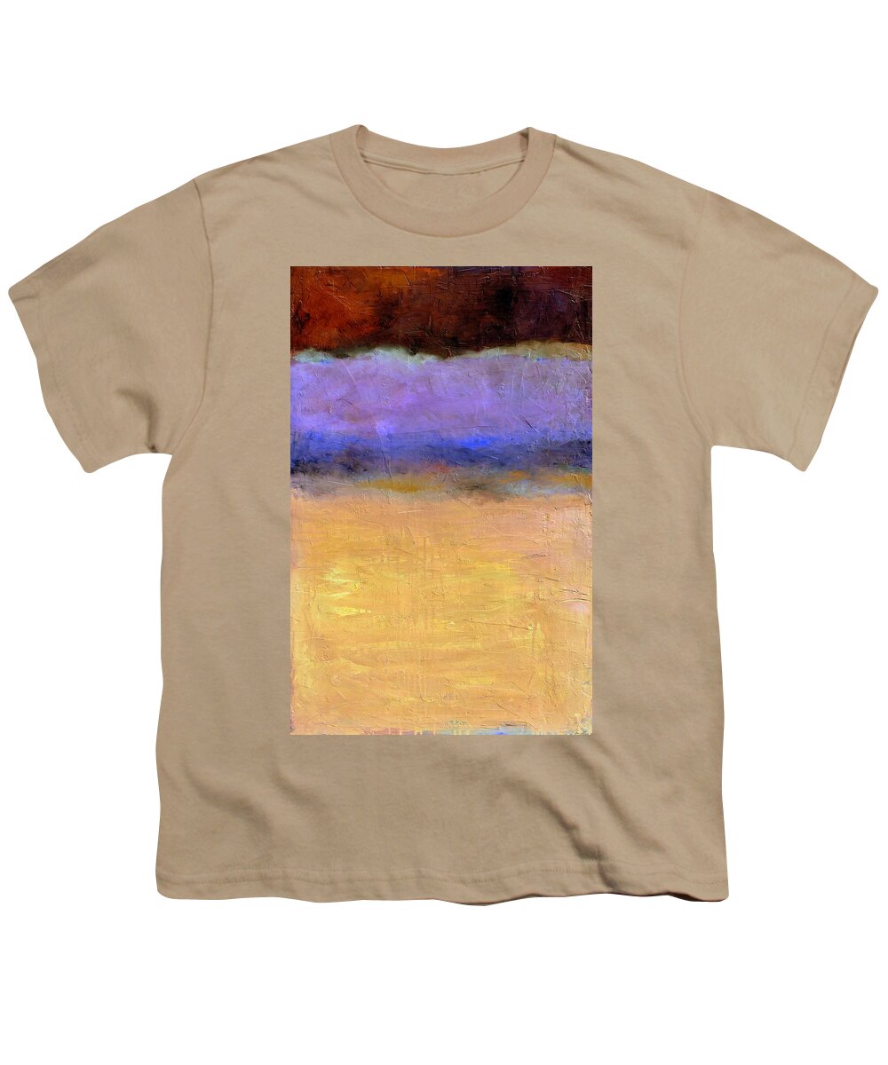 Lake Youth T-Shirt featuring the painting Red Sky by Michelle Calkins
