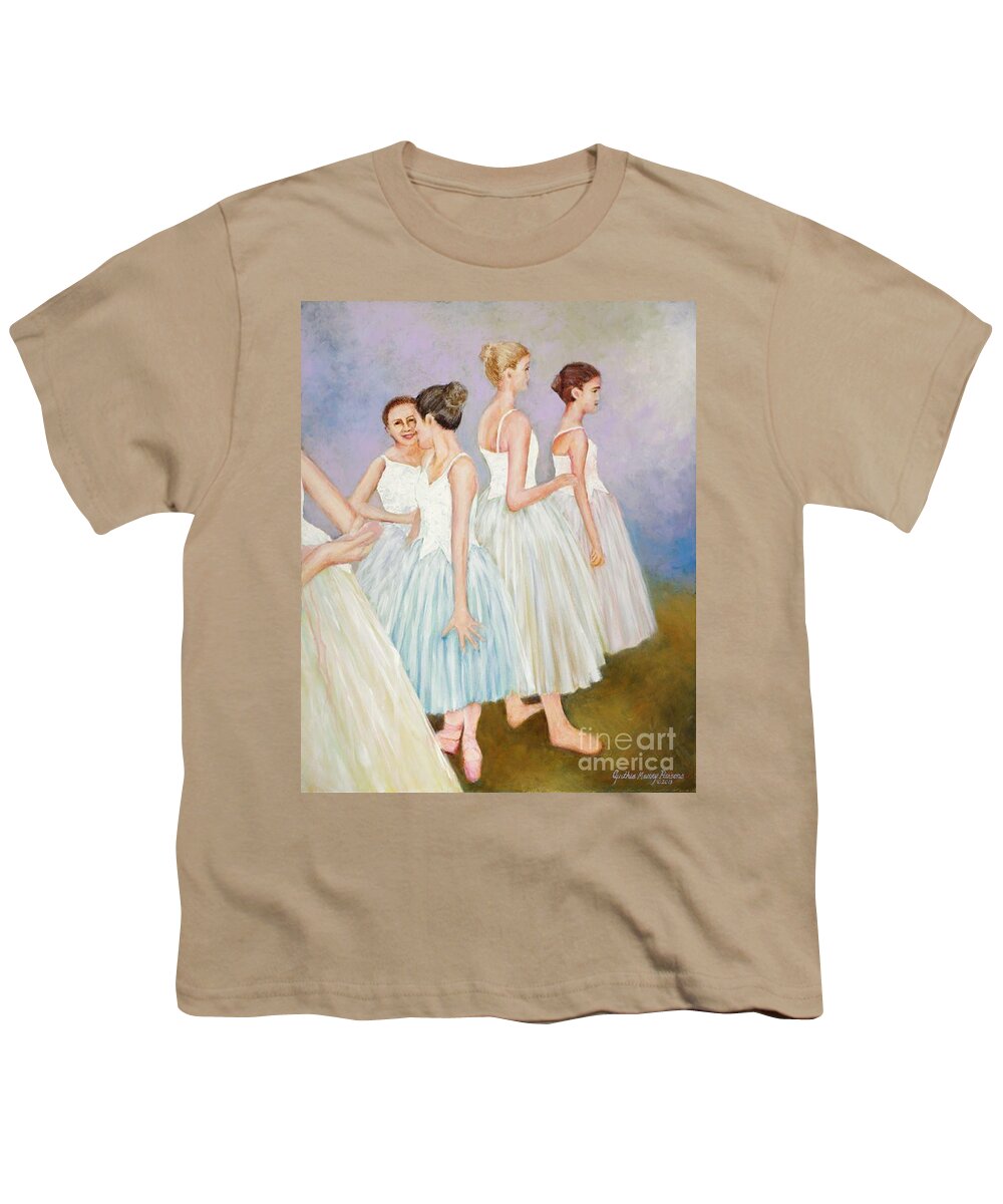 Degas Youth T-Shirt featuring the painting Rehearsal by Cynthia Parsons