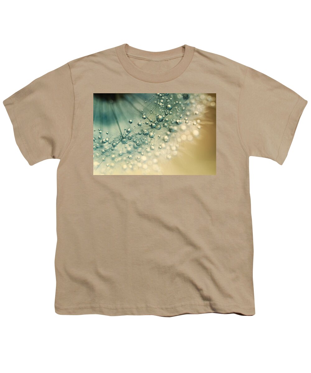 Dandelion Youth T-Shirt featuring the photograph Sea Green Sparkles by Sharon Johnstone