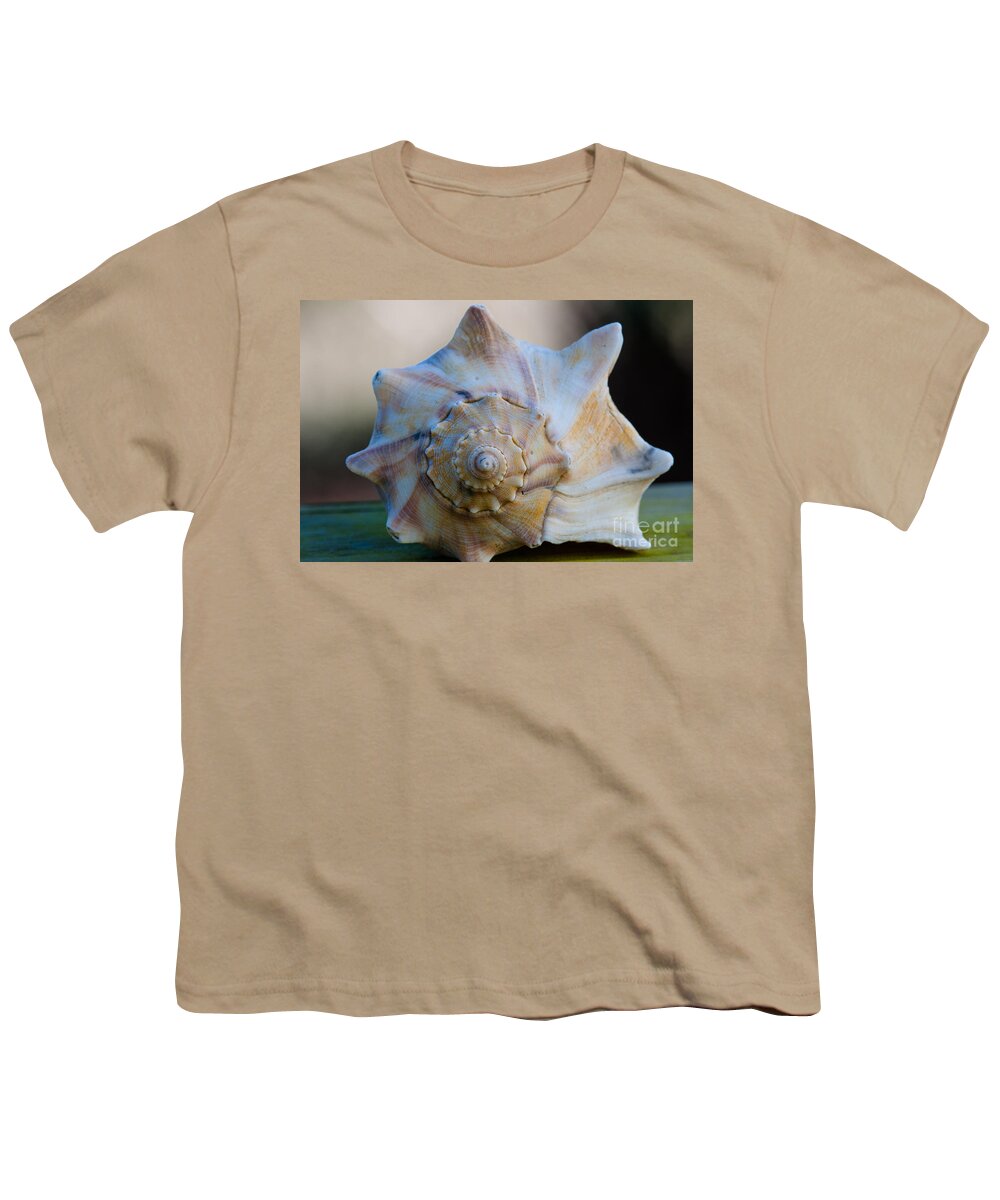 Sea Shell Youth T-Shirt featuring the photograph Sea Shell by Dale Powell