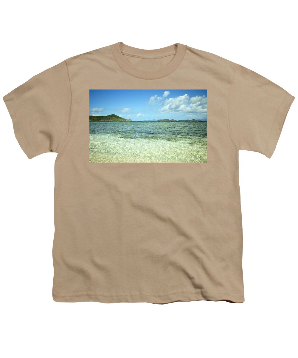 Saint Thomas Youth T-Shirt featuring the photograph St. Thomas Beach Delight by Luke Moore