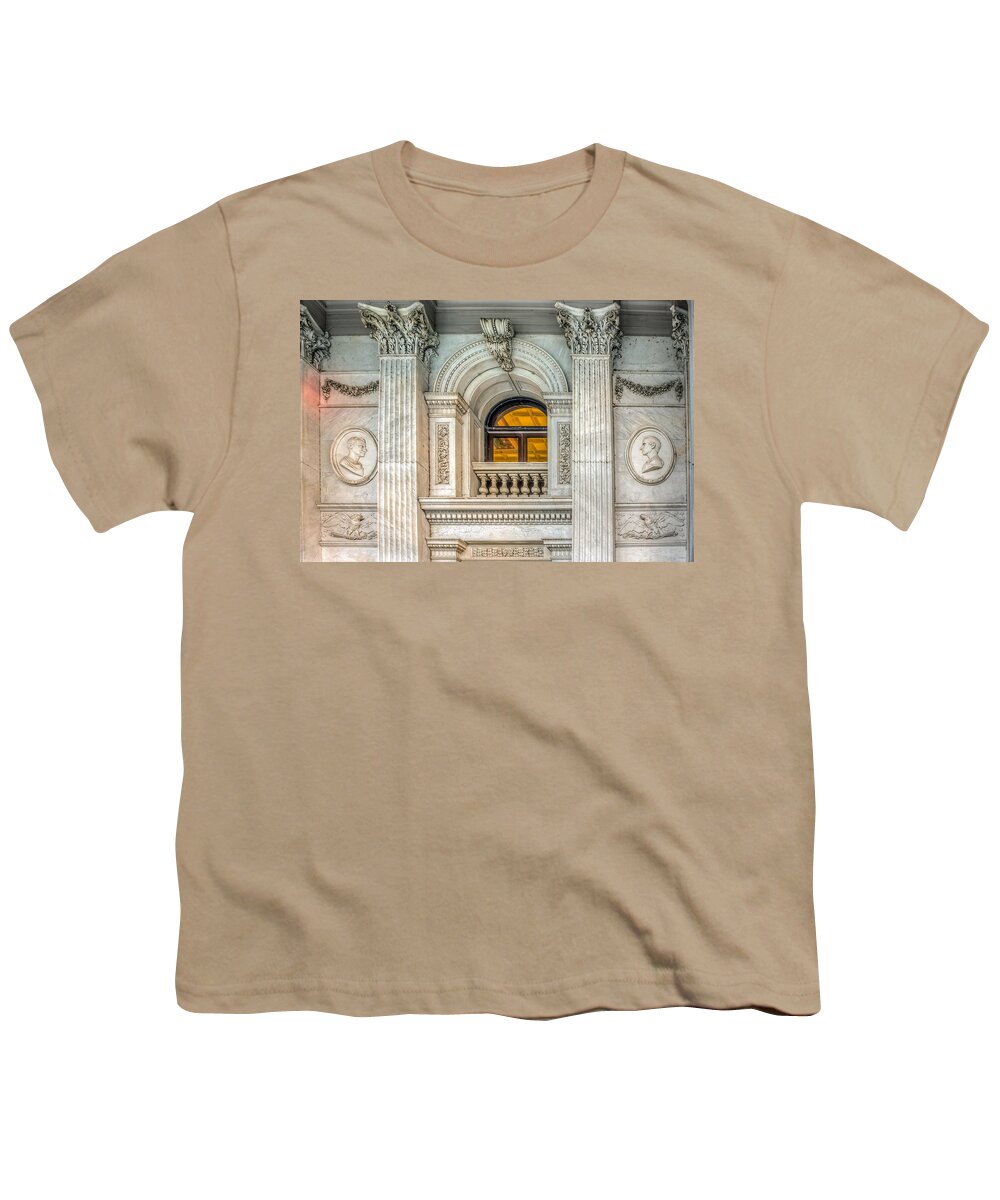America Youth T-Shirt featuring the photograph State House Arcitecture by Traveler's Pics