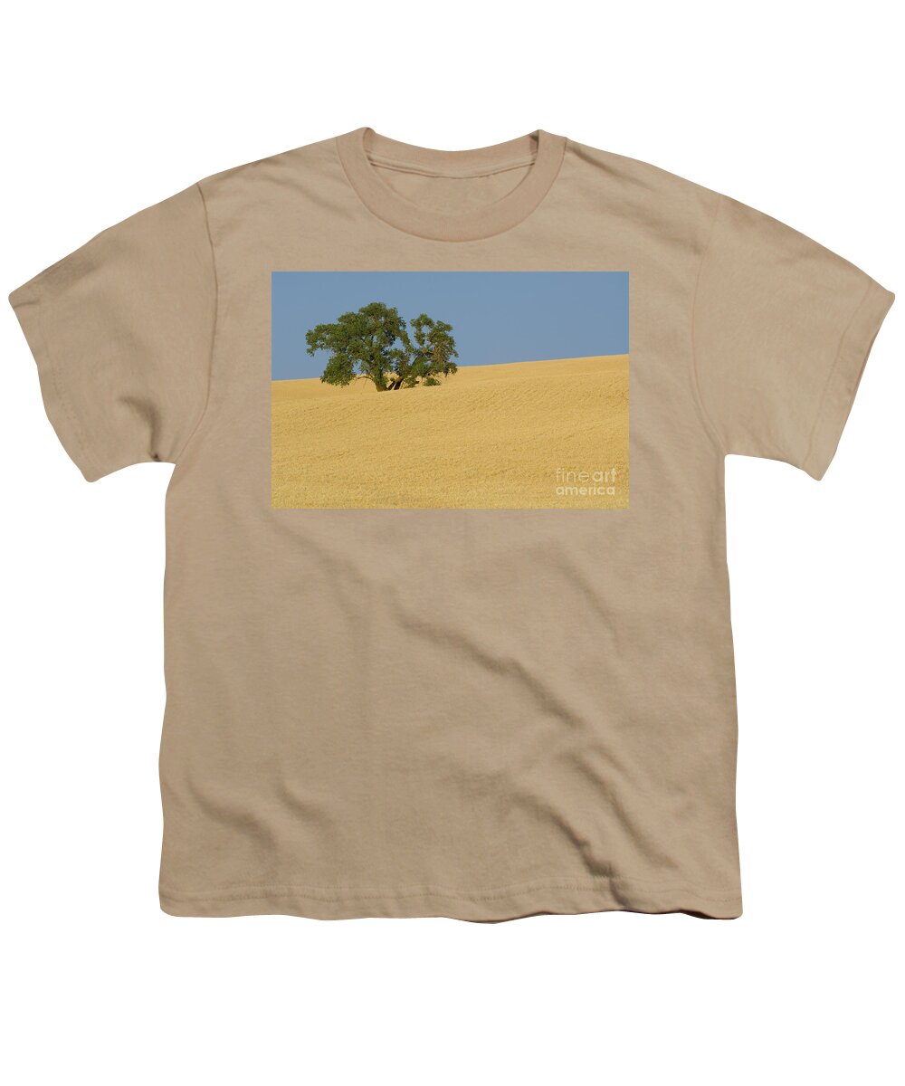 Tree Youth T-Shirt featuring the photograph Tree In Field by John Shaw