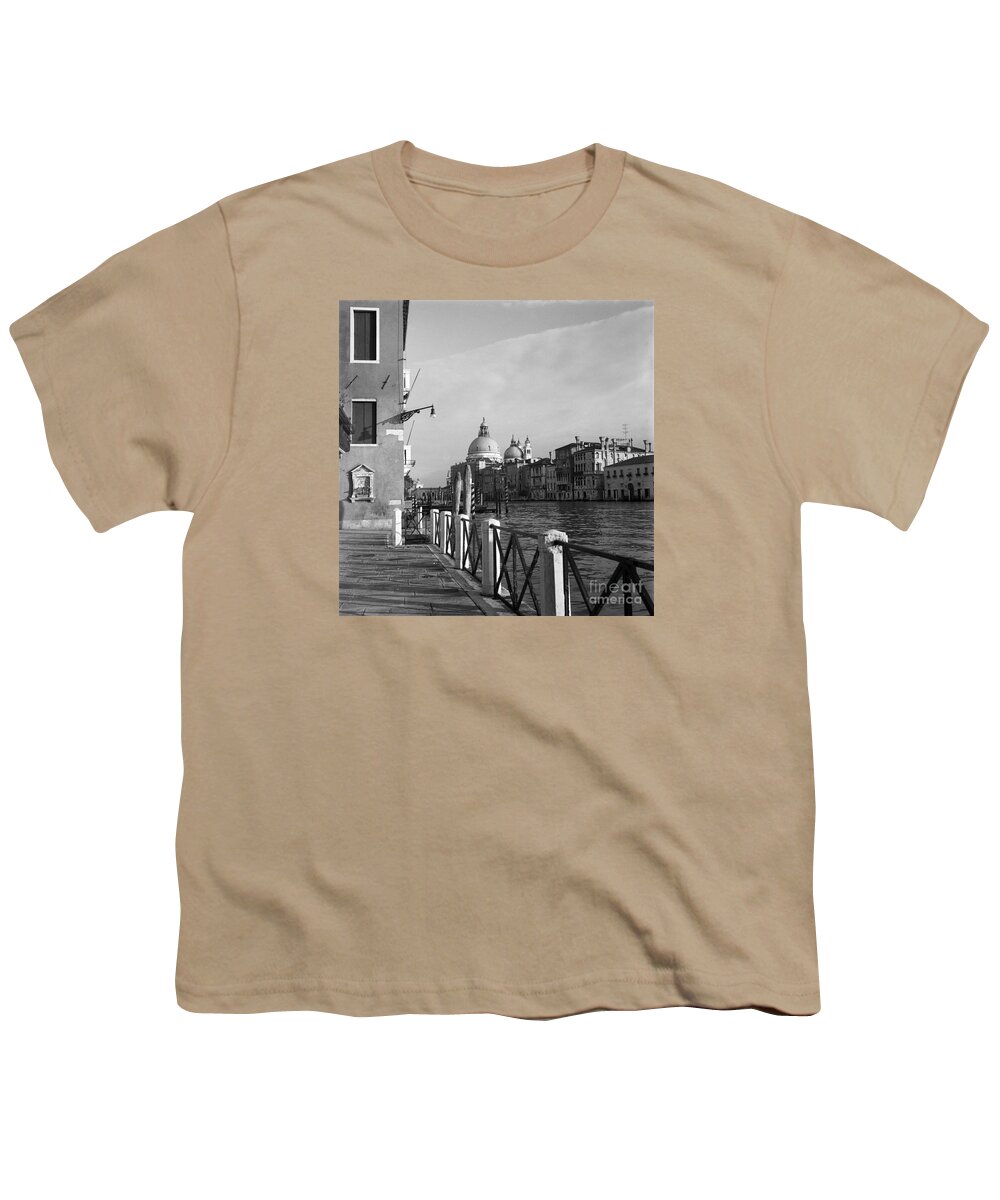 Venezia Youth T-Shirt featuring the photograph Venezia Canal Grande by Riccardo Mottola