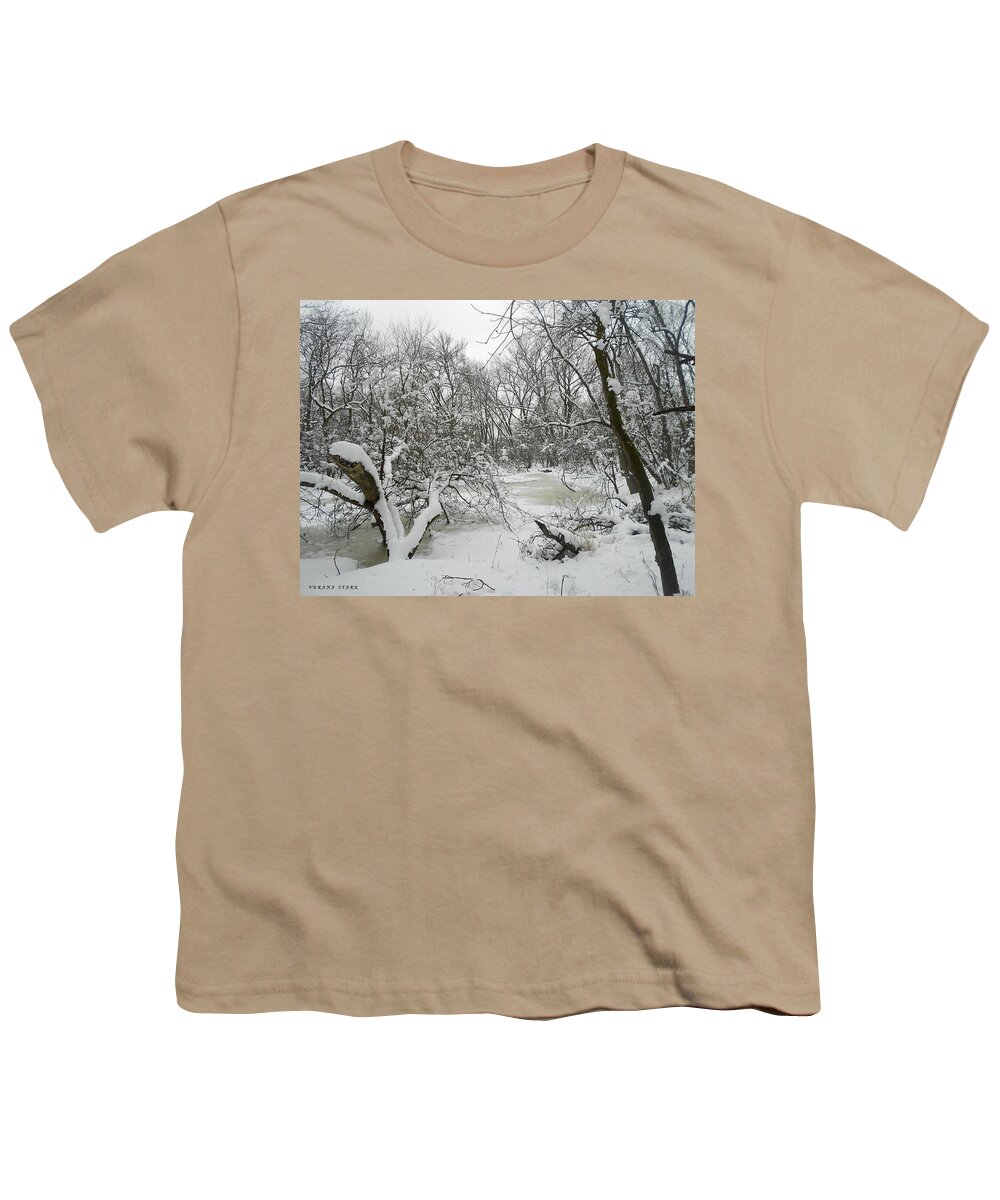Winter Youth T-Shirt featuring the photograph Winter Forest Series 3 by Verana Stark