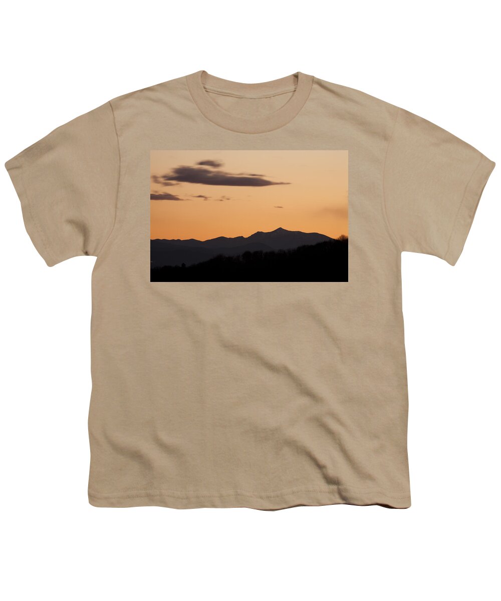 Mountains Youth T-Shirt featuring the photograph Mountain sunset #6 by Ian Middleton
