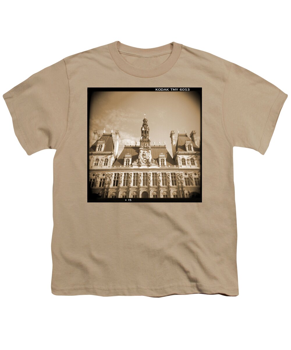 Paris Youth T-Shirt featuring the photograph A Walk Through Paris 15 by Mike McGlothlen