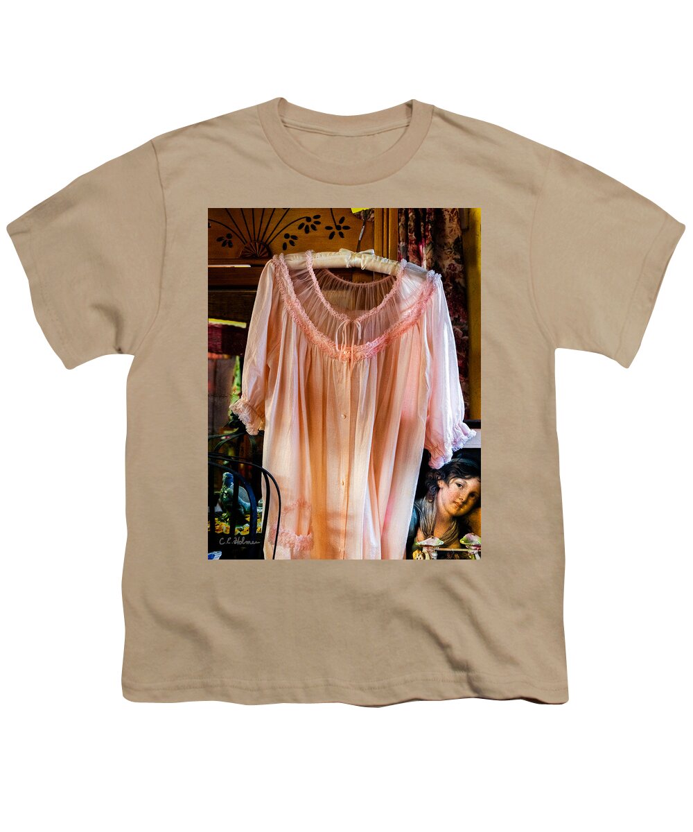 Night Gown Youth T-Shirt featuring the photograph Admiring the Gown by Christopher Holmes