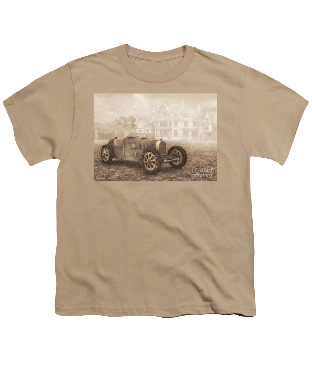 3d Youth T-Shirt featuring the digital art Grand Prix Racing Car 1926 by Jutta Maria Pusl