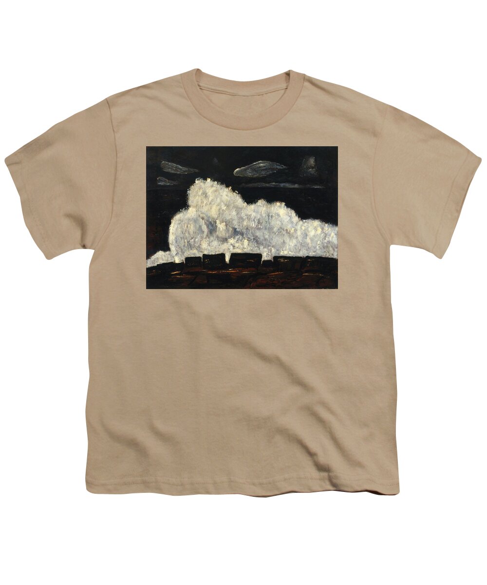 Marsden Hartley (american Youth T-Shirt featuring the painting Evening Storm by Marsden Hartley