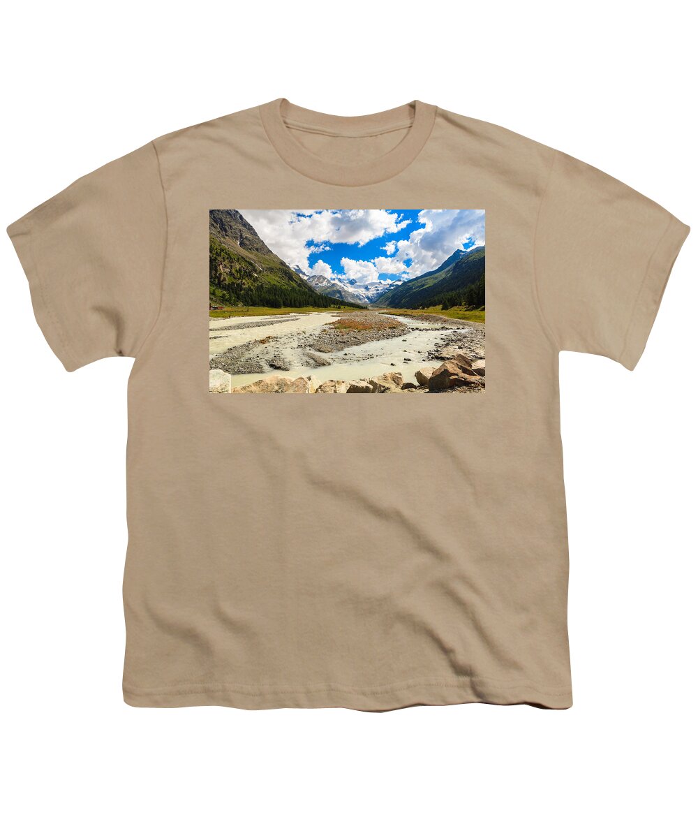 Bavarian Youth T-Shirt featuring the photograph Swiss Mountains #17 by Raul Rodriguez