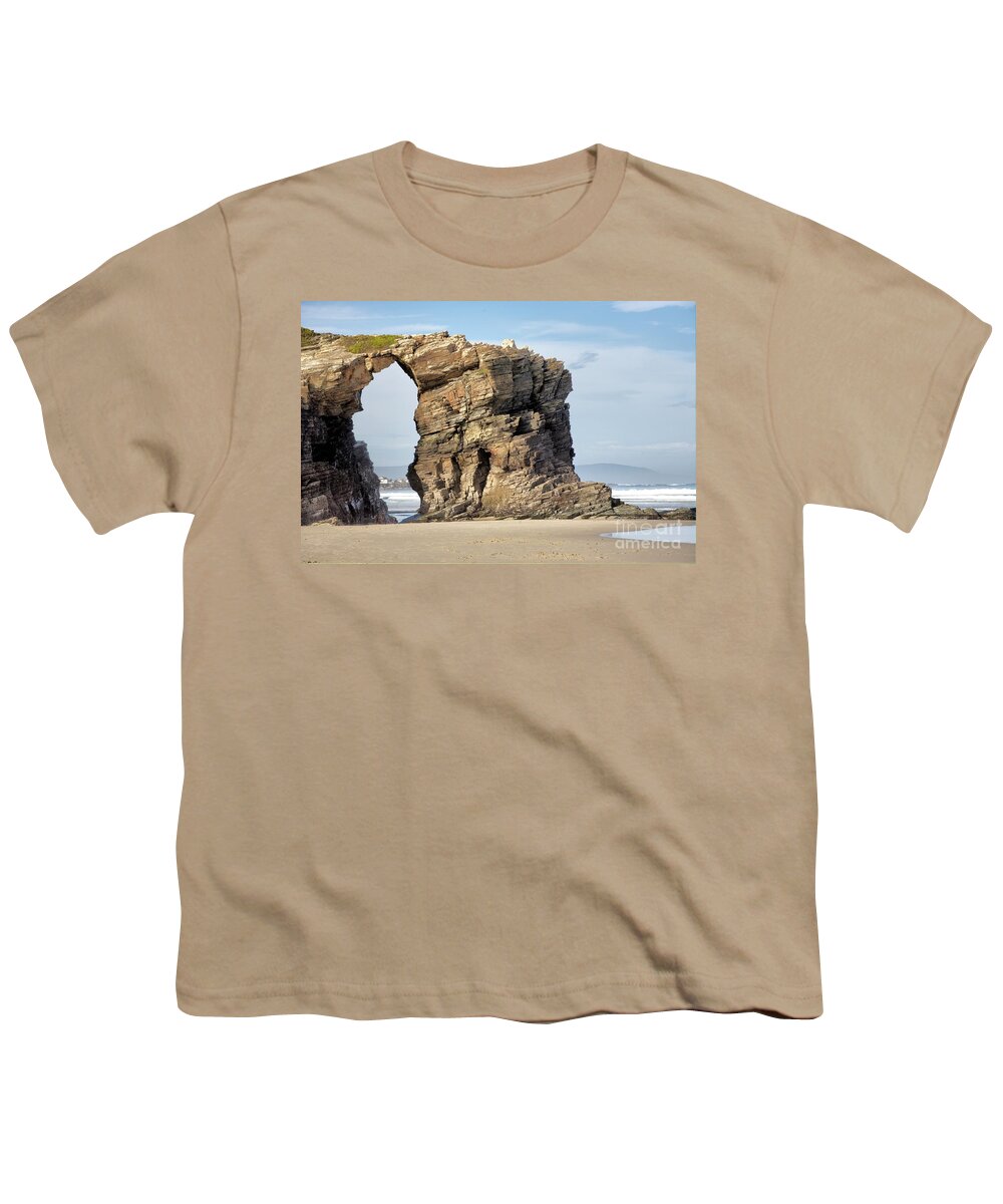 Beach Youth T-Shirt featuring the photograph Las Catedrales by Heiko Koehrer-Wagner