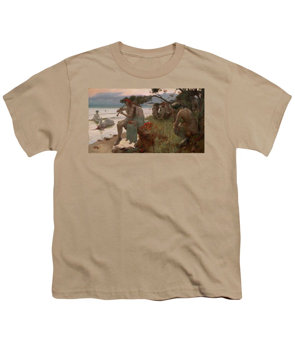 Pastoral Youth T-Shirt featuring the painting Pastoral #2 by Rupert Bunny