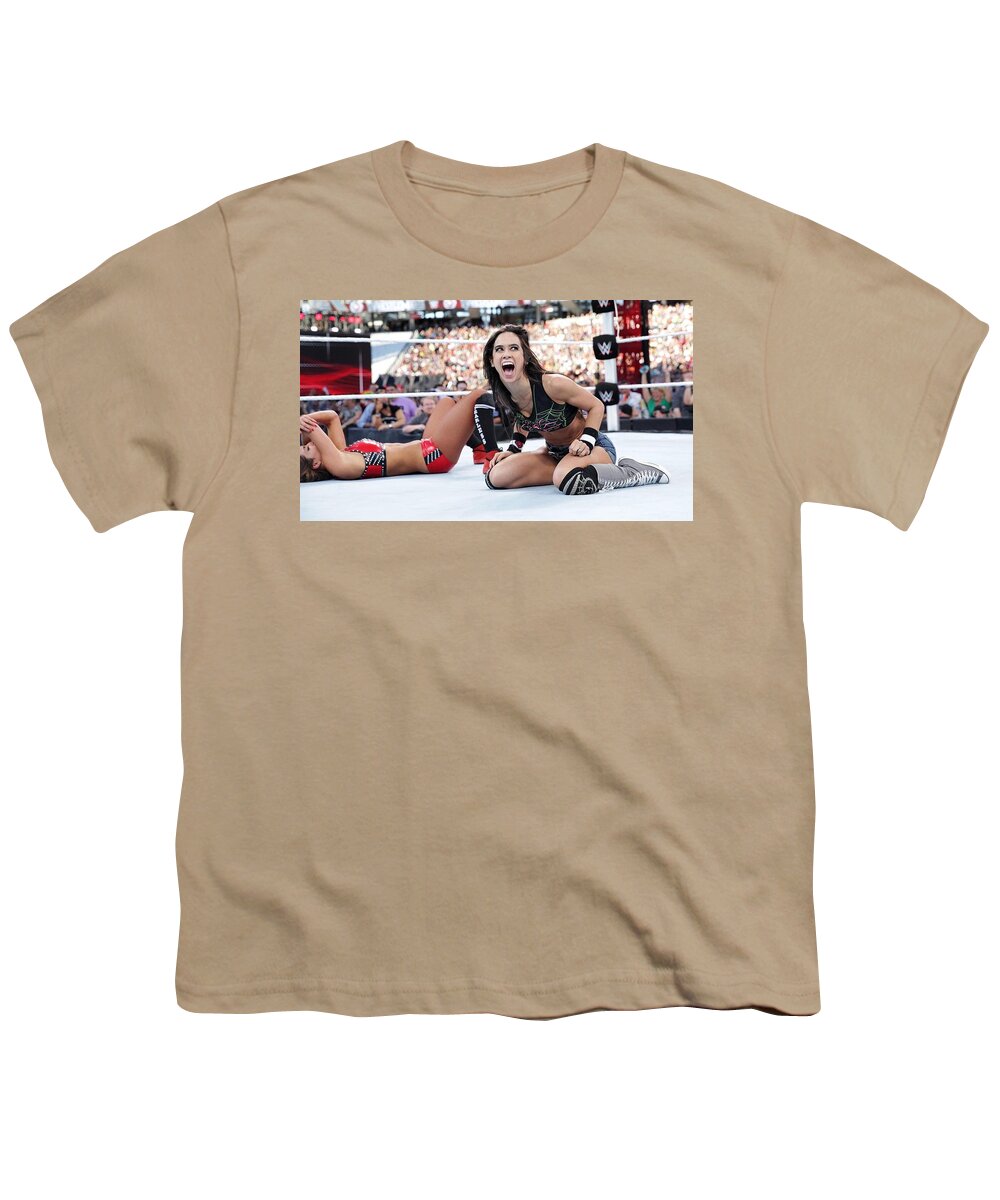 Wrestling Youth T-Shirt featuring the photograph Wrestling #2 by Jackie Russo