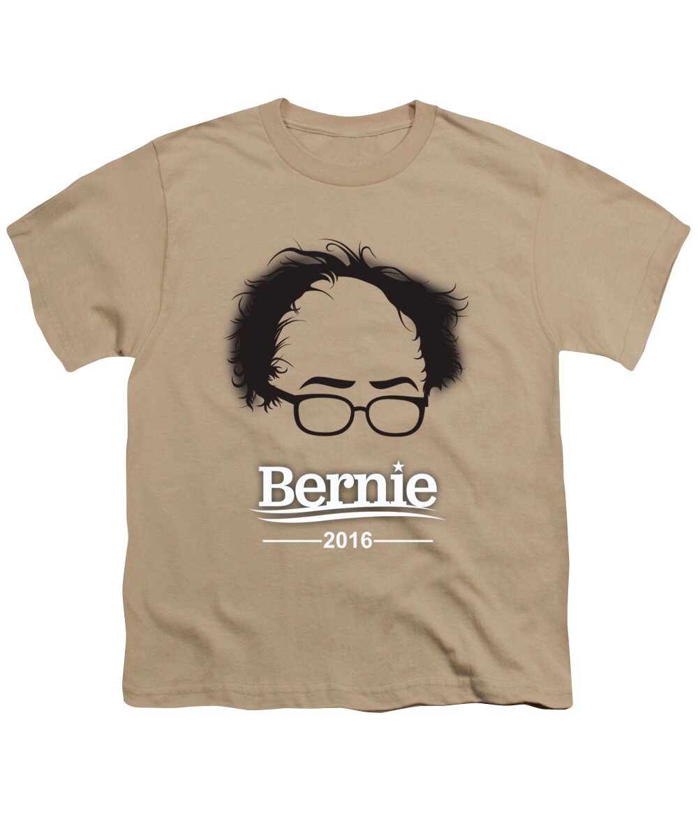 Bernie Sanders Youth T-Shirt featuring the mixed media Bernie Sanders #3 by Marvin Blaine