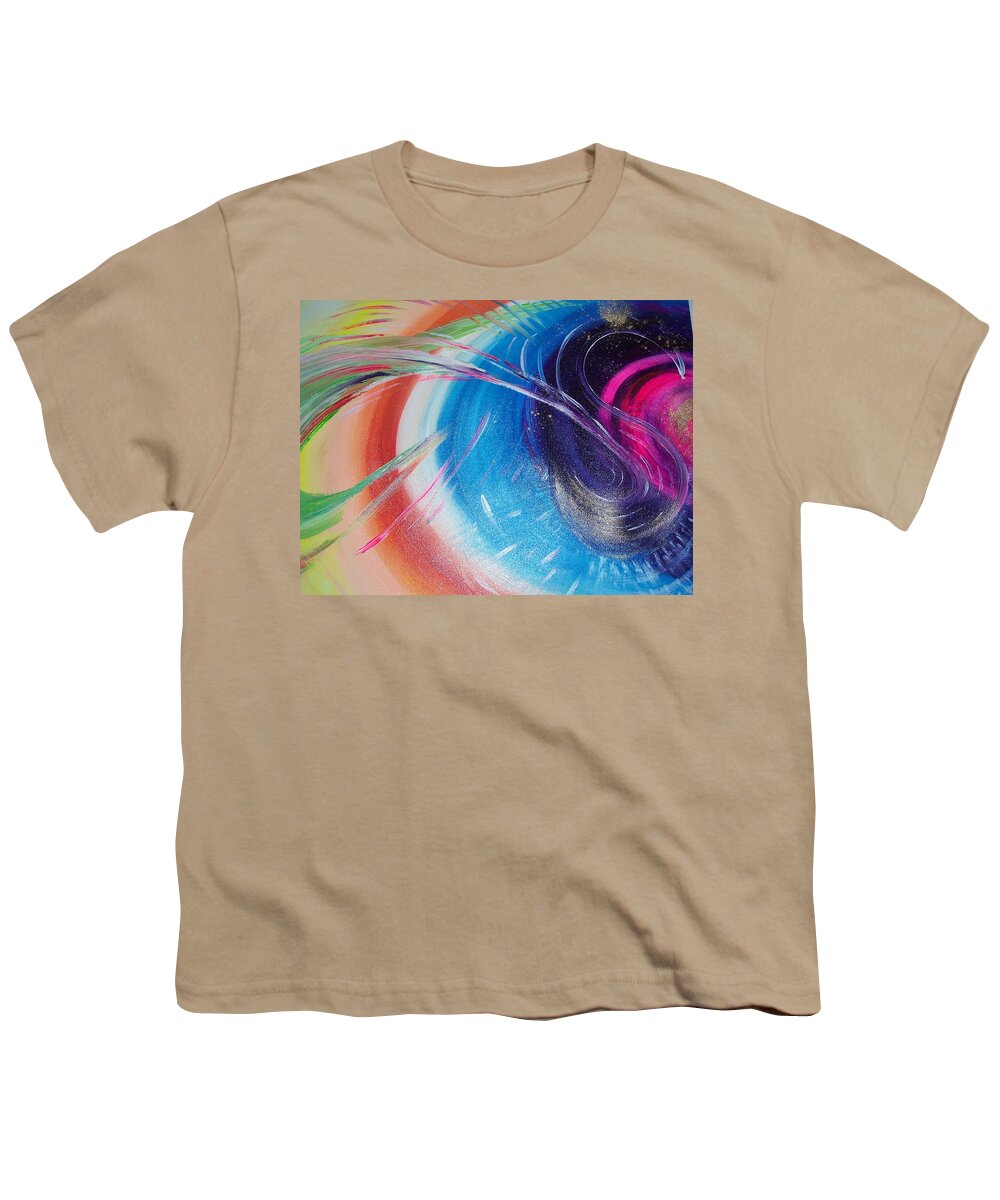 Abundance Youth T-Shirt featuring the painting Abundance by Beverley Ritchings