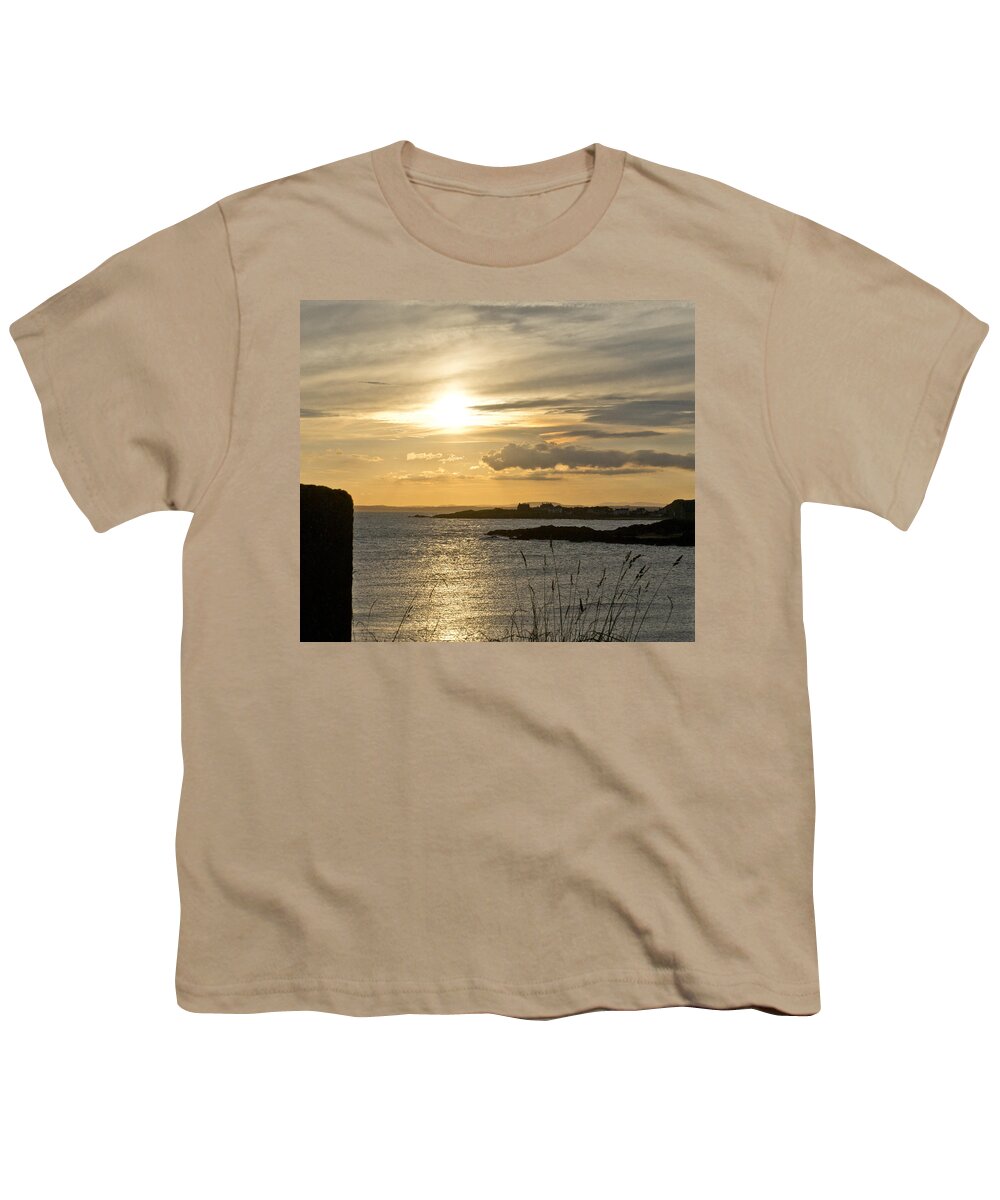 Sunny Evening Youth T-Shirt featuring the photograph As Grass in the Wind. by Elena Perelman