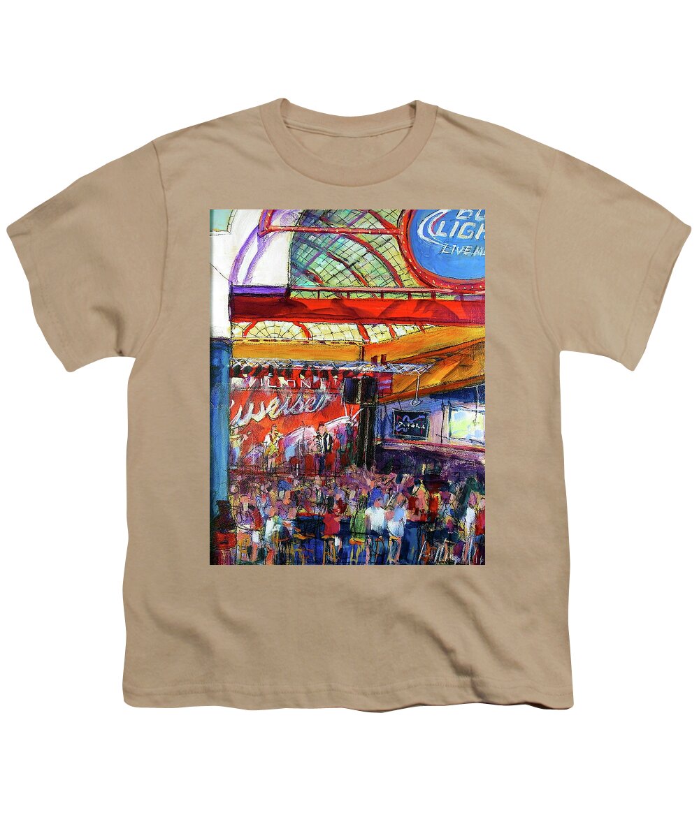 Painting Youth T-Shirt featuring the painting Beer Heaven by Les Leffingwell