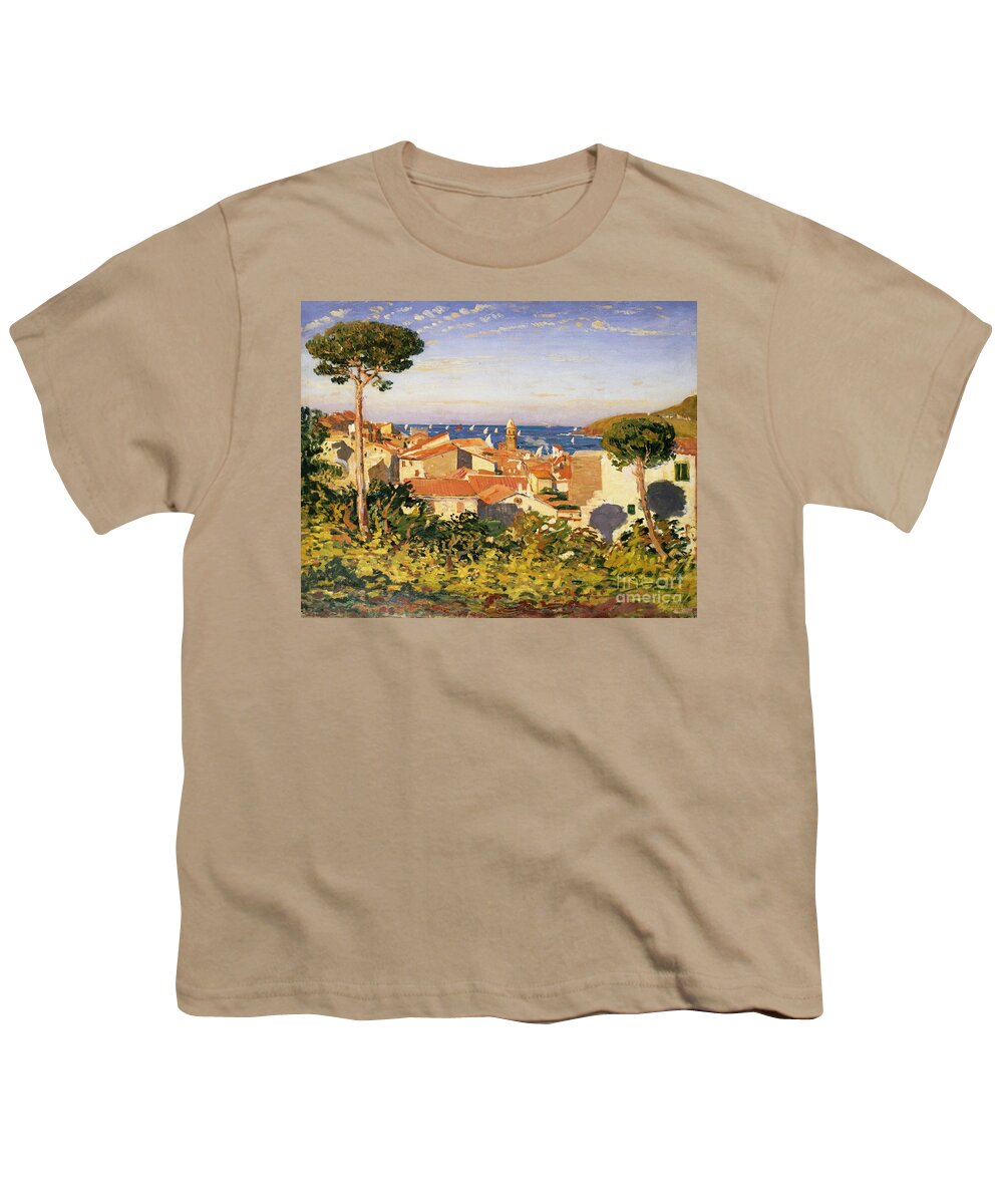 Collioure Youth T-Shirt featuring the painting Collioure by James Dickson Innes