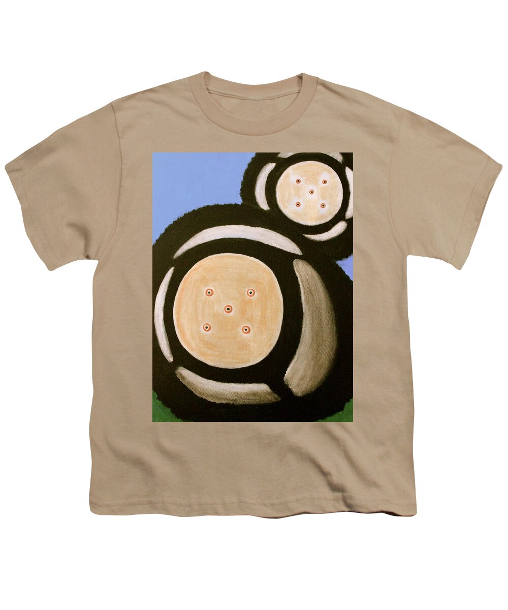 All Products Youth T-Shirt featuring the painting Dice by Lorna Maza