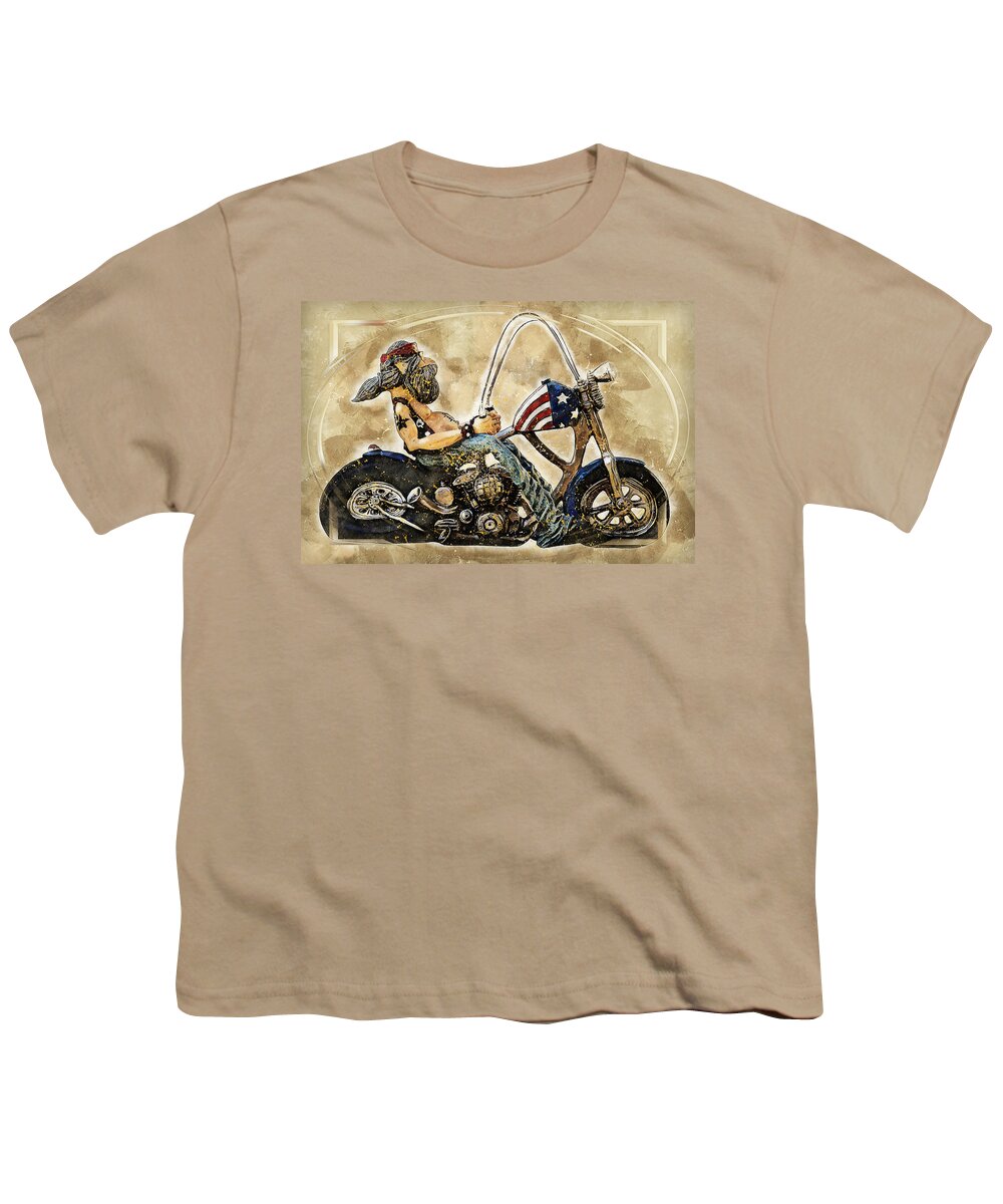 Easy Rider Youth T-Shirt by Ronald Bolokofsky - Fine Art America
