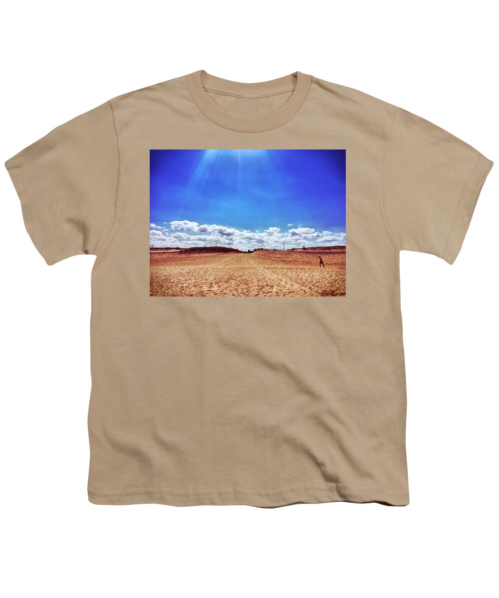 Beach Youth T-Shirt featuring the photograph Fenwick Island State Park by Chris Montcalmo