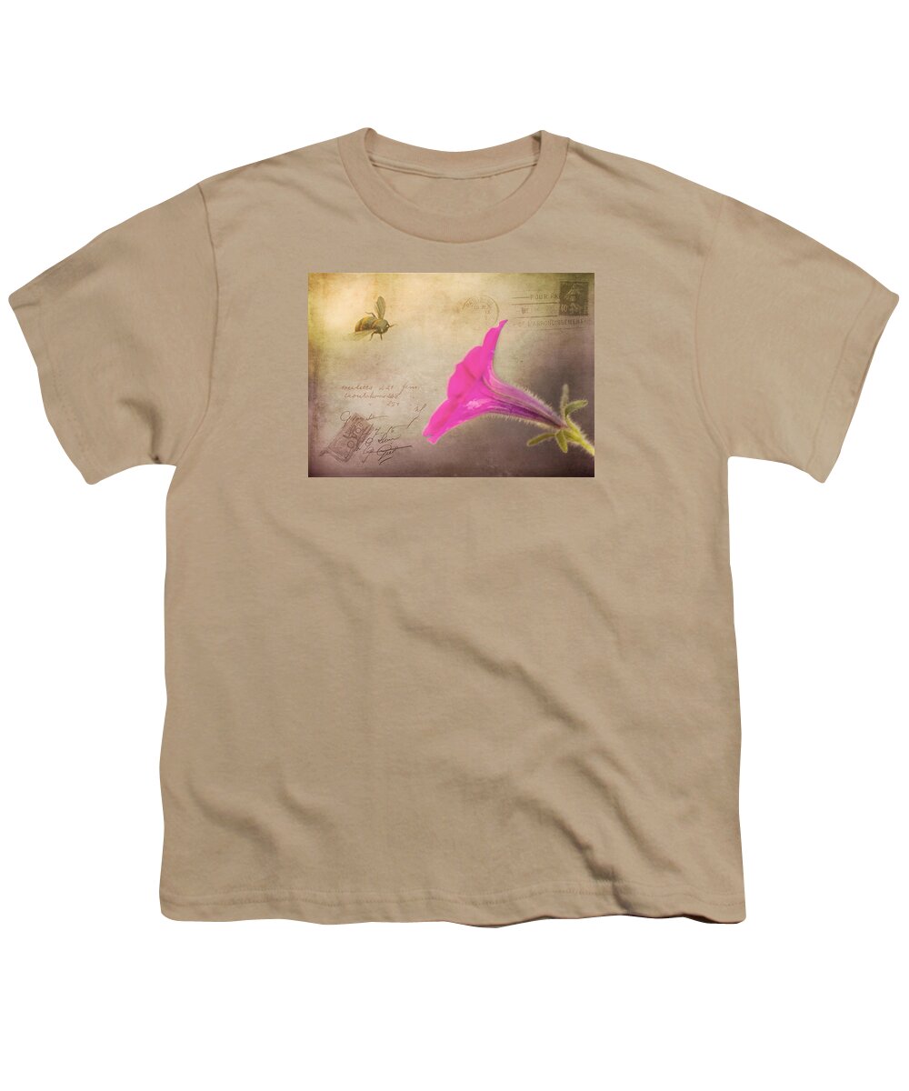 Postcard Youth T-Shirt featuring the photograph French Post by Cathy Kovarik
