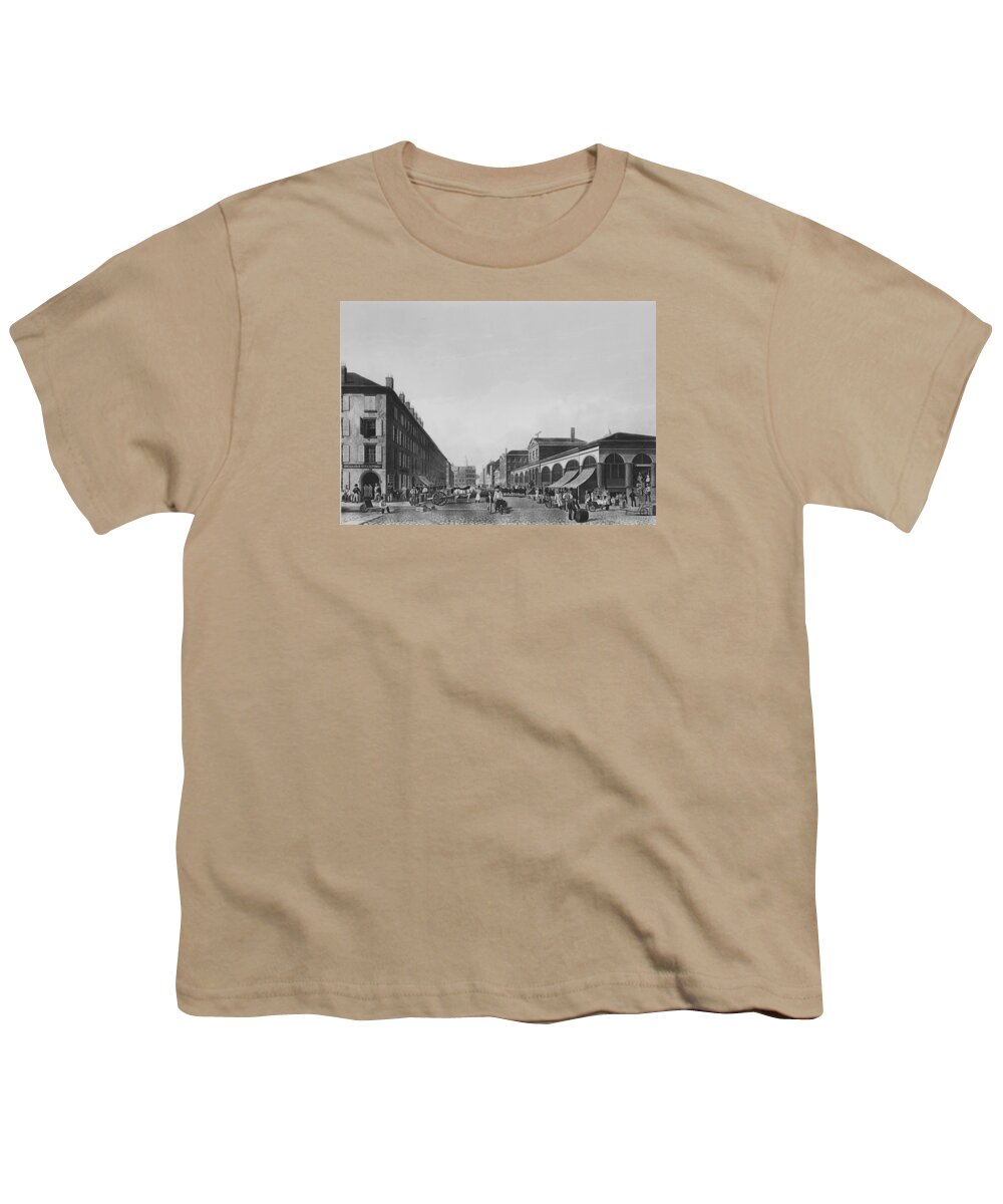 Vintage Youth T-Shirt featuring the digital art Fulton Street by Newwwman