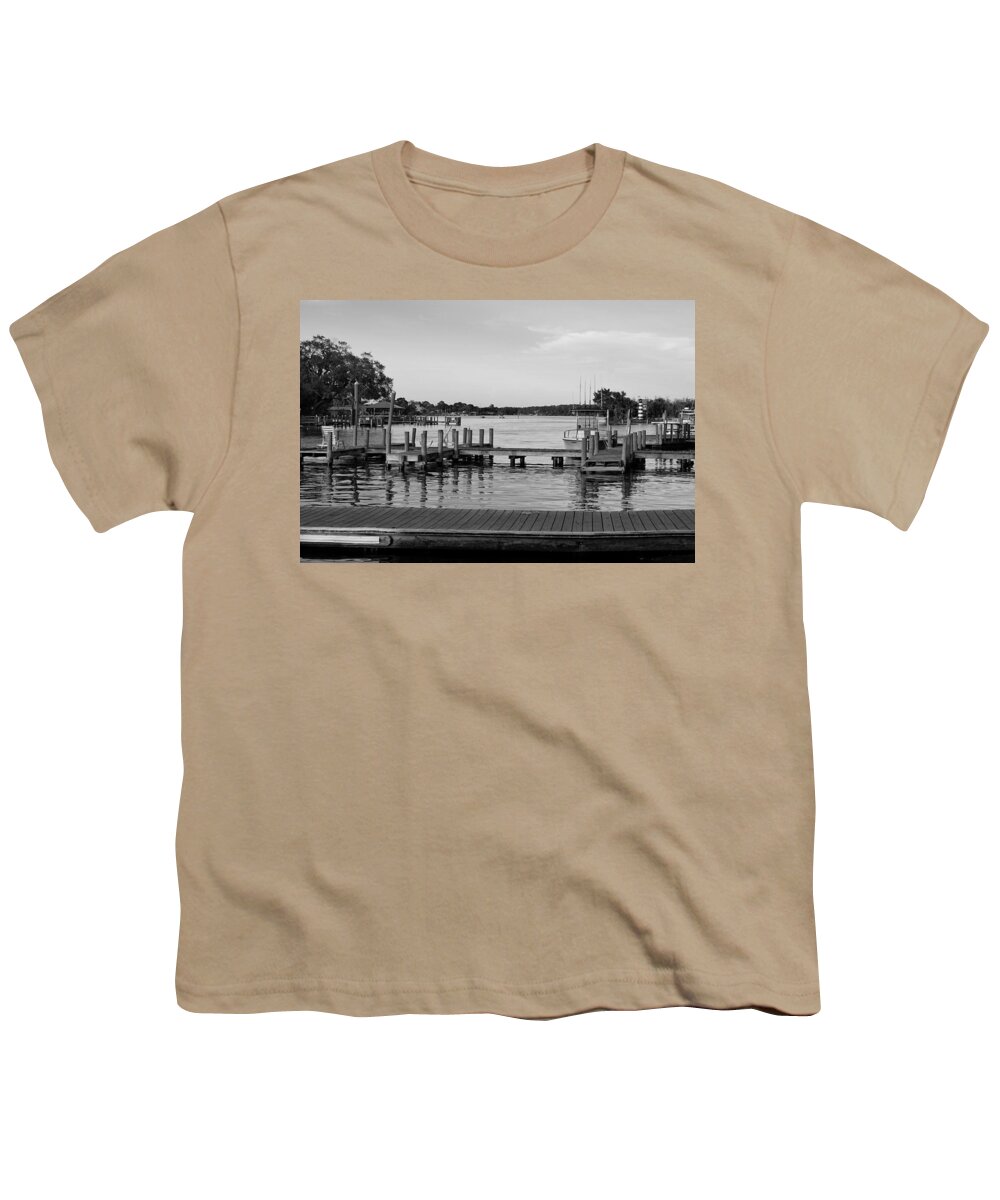 Monkey Island Youth T-Shirt featuring the photograph Homosassa by Laurie Perry